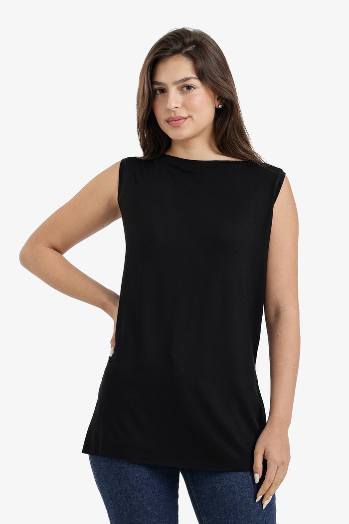 Carina Boat Neck T-Shirt - Image 1